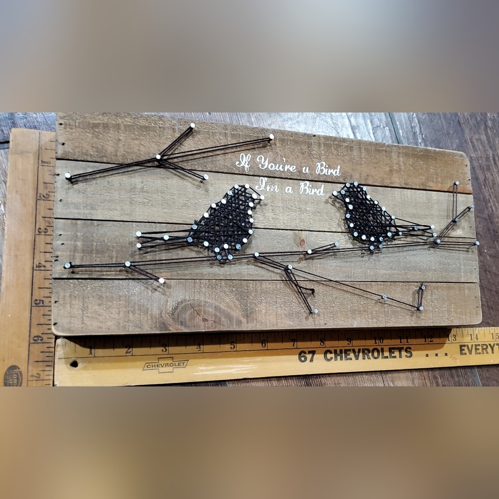 Primitives by Kathy String Art sign